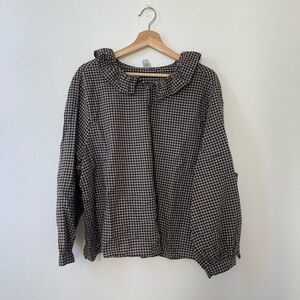 Old Navy Ruffle Button-Down Shirt